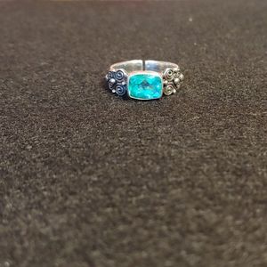Sajen Caribbean Quartz Sterling ring